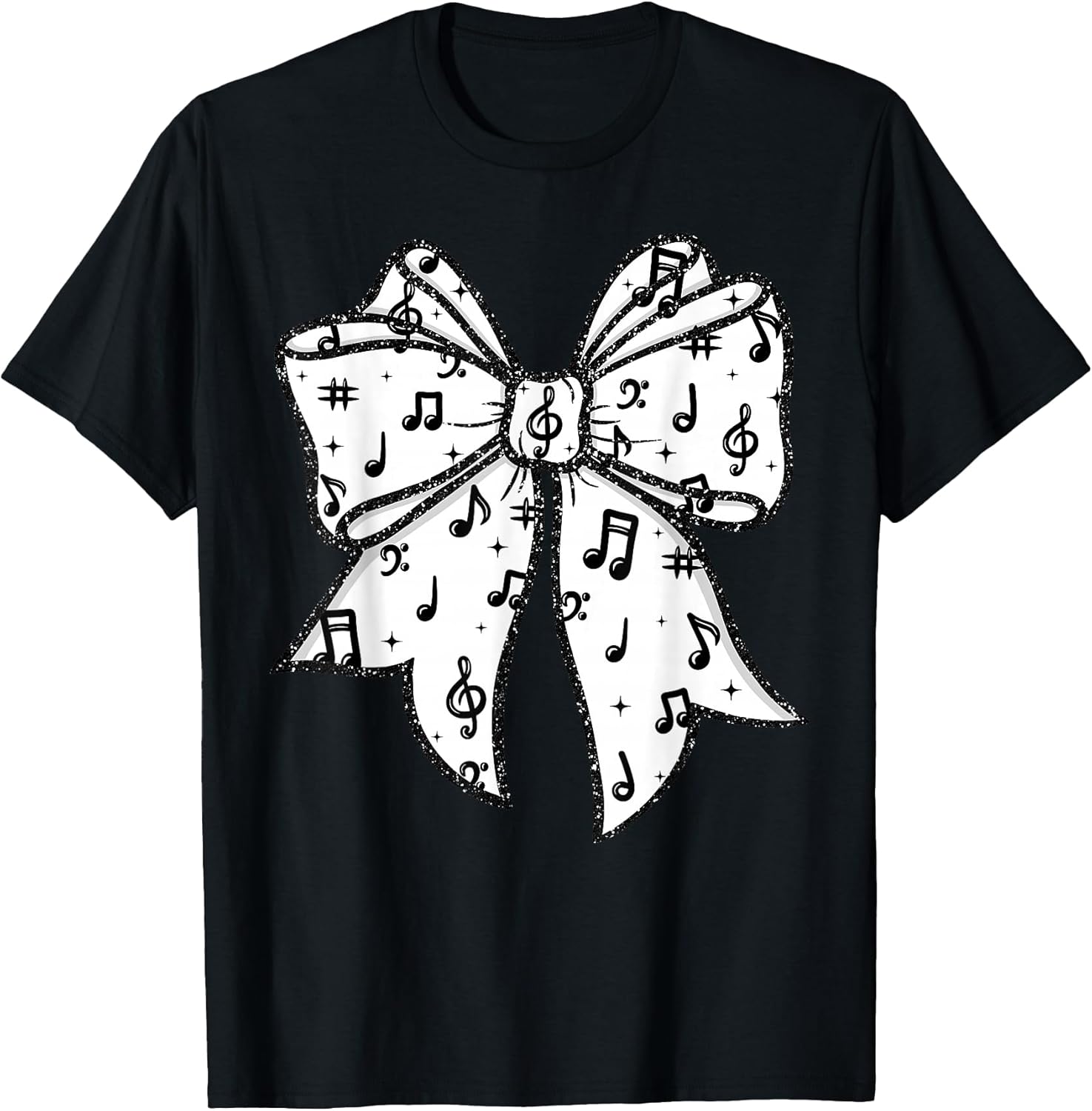 Music Notes Coquette Bow Music Teacher School Musician Band Unisex , , , Long Sleeve Tee