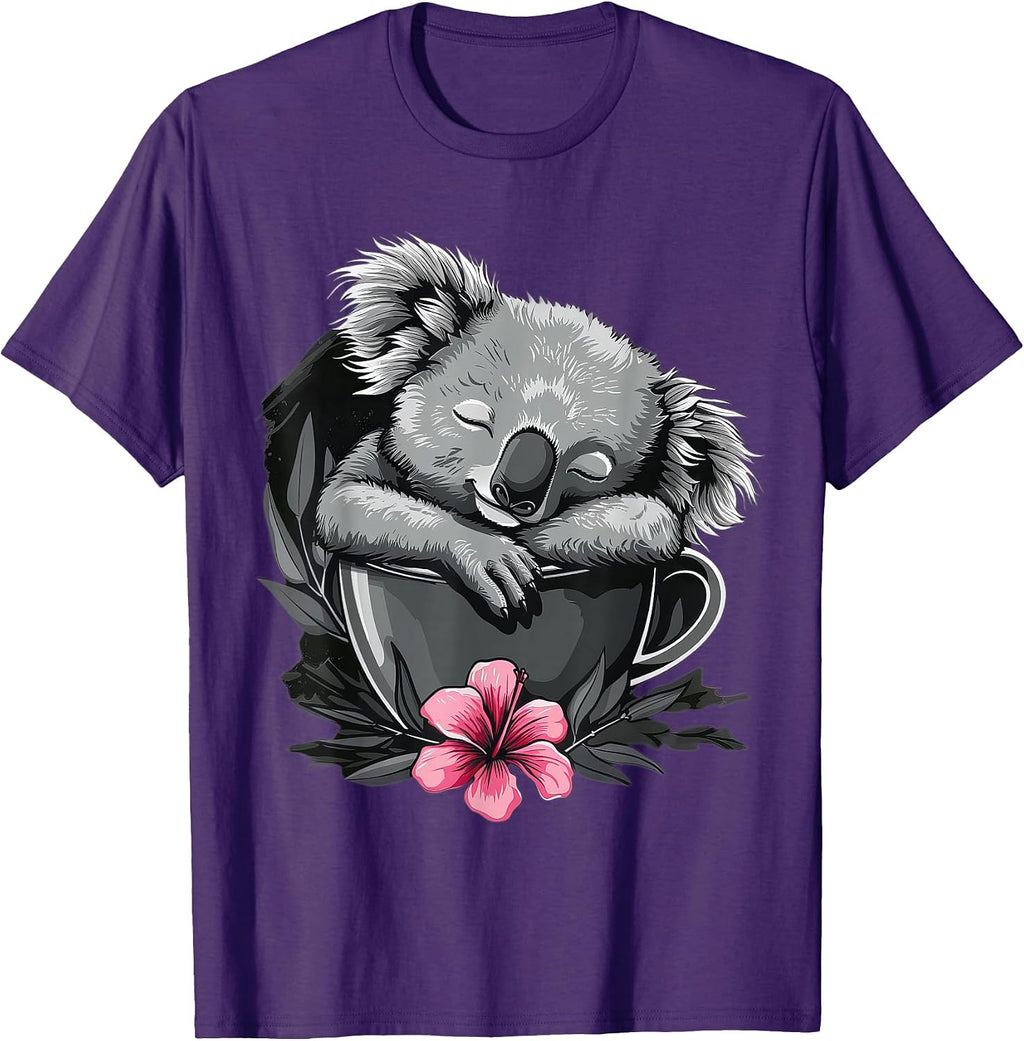 Funny Koala Tea Design
