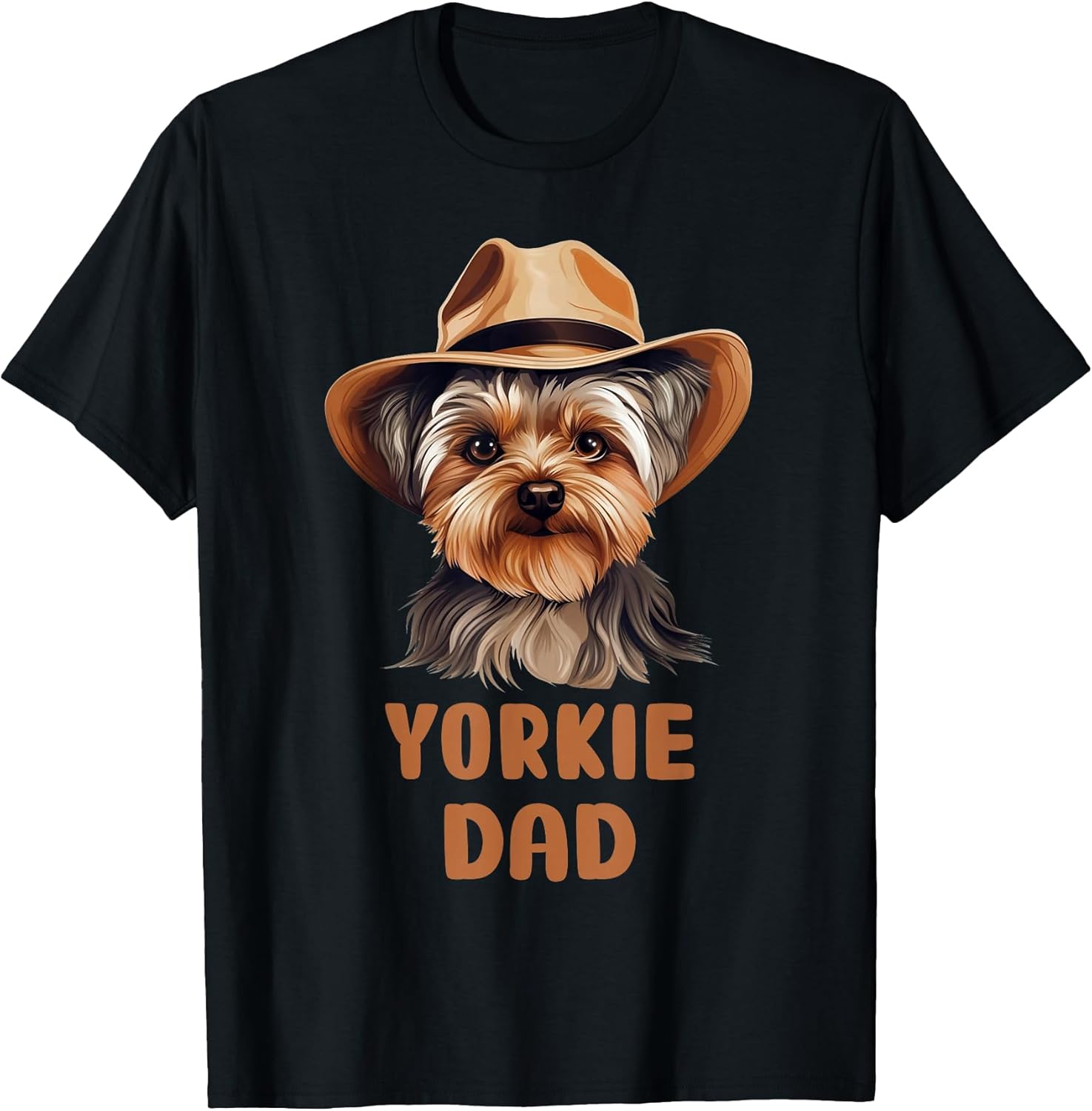 Cute Yorkie Dad Dog Lovers Gift Funny Puppy Yorkie Owner Unisex , , , Long Sleeve Tee