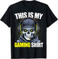 Cool Gamer Skeleton Gaming Video Games Unisex , , , Long Sleeve Tee