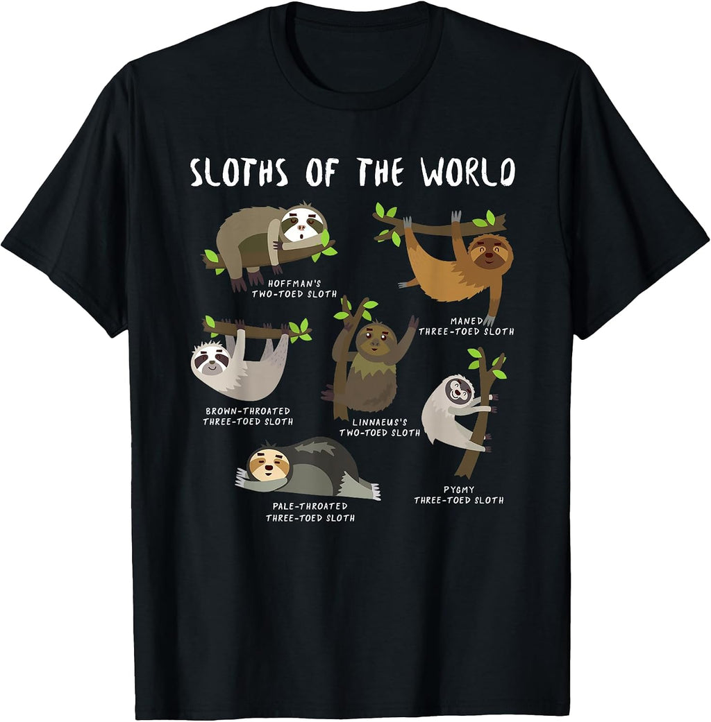 Sloths Design Theme for Kids Youth Teen Boys Girls