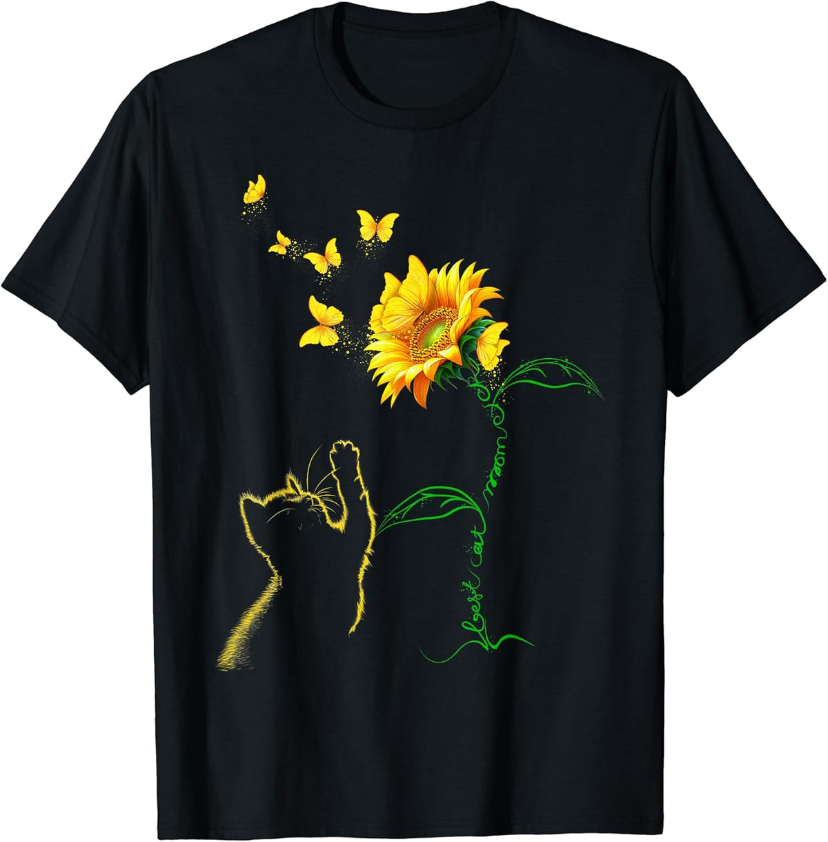 Best Cat Mom Ever Sunflower Mother's Day Gifts for Cat Lover Men Women Unisex , , , Long Sleeve Tee