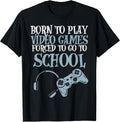 Gamer Born Play Video Game Fun Gaming Men Boys Kids Youth Unisex , , , Long Sleeve Tee