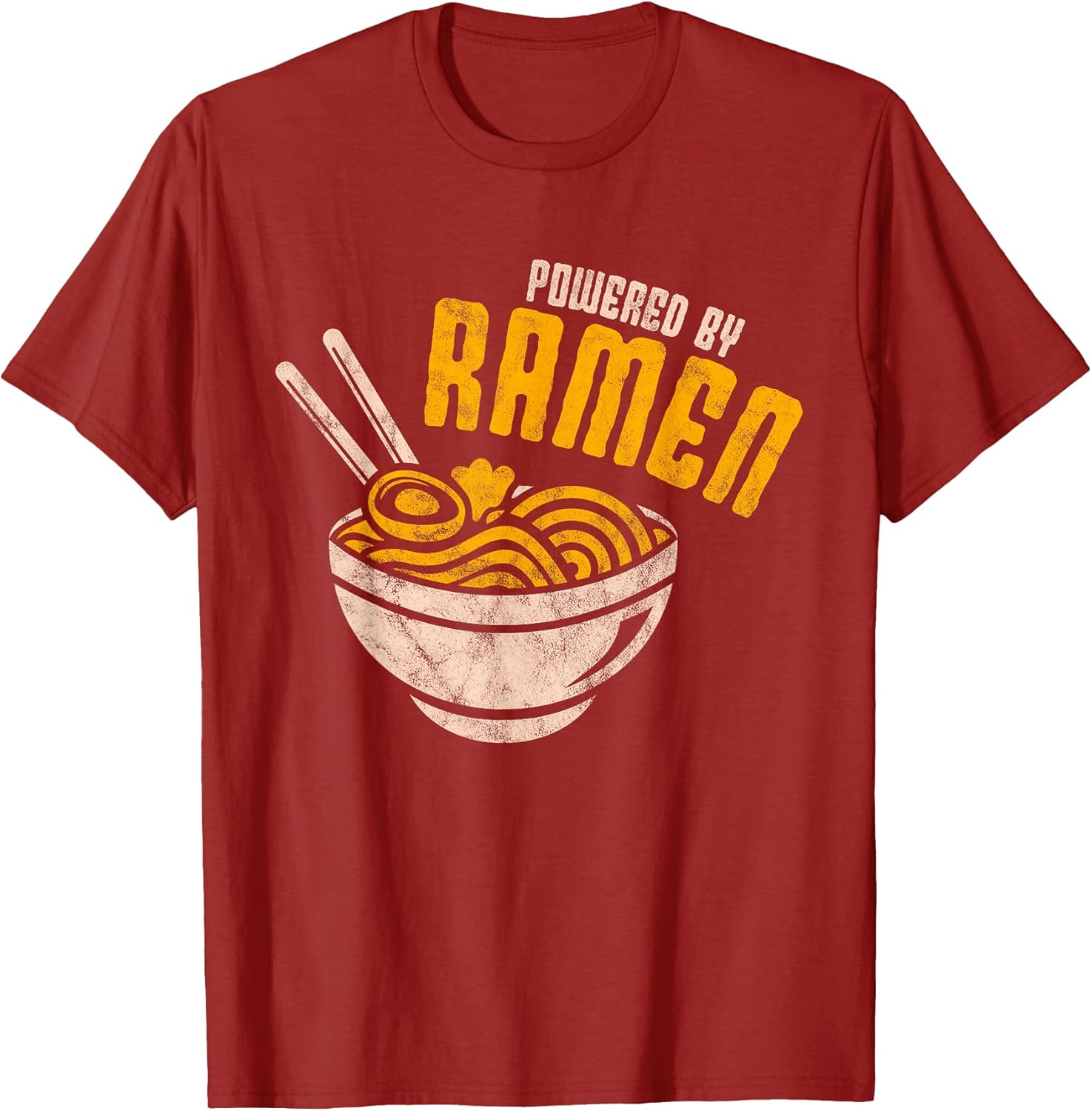 Powered by Ramen Japanese Love Anime Noodles Unisex , , , Long Sleeve Tee