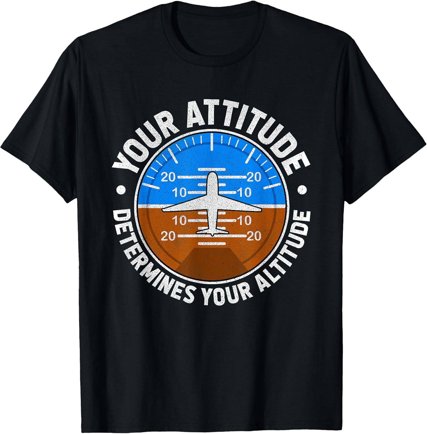 Your Attitude Determines Your Altitude Motivational Message Unisex , , , Long Sleeve Tee