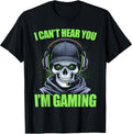 Gamer Skeleton Gaming Video Games Unisex , , , Long Sleeve Tee