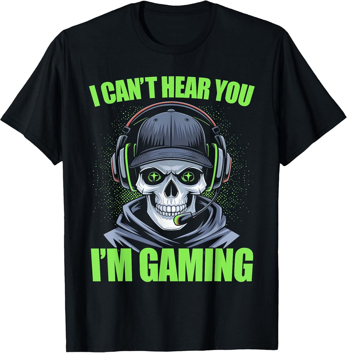 Gamer Skeleton Gaming Video Games Unisex , , , Long Sleeve Tee