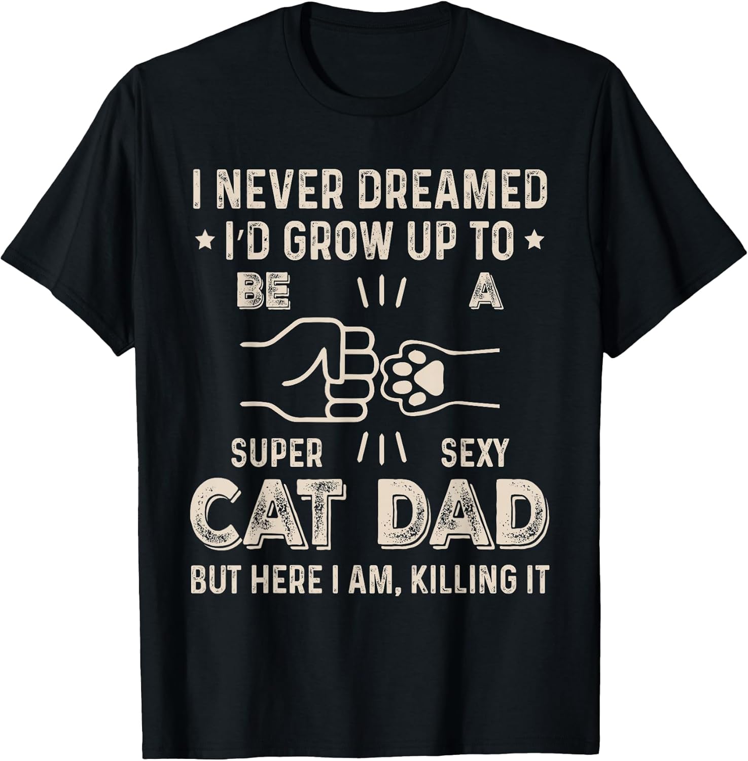 Cat Dad Humor Design Funny Cat Lover Daddy Father's Day Unisex , , , Long Sleeve Tee