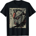 Vintage Mecha Robot Japanese Anime Style Retro Unisex , , , Long Sleeve Tee