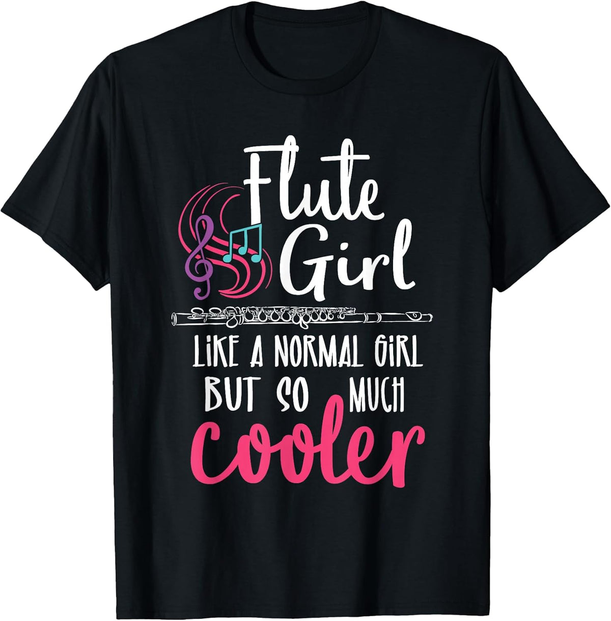 Flute Girl - Flute Player Flutist Marching Band Music Lover Unisex , , , Long Sleeve Tee