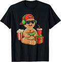 Christmas Gamer Gingerbread Video Gaming Xmas Game Boys Kids Unisex , , , Long Sleeve Tee