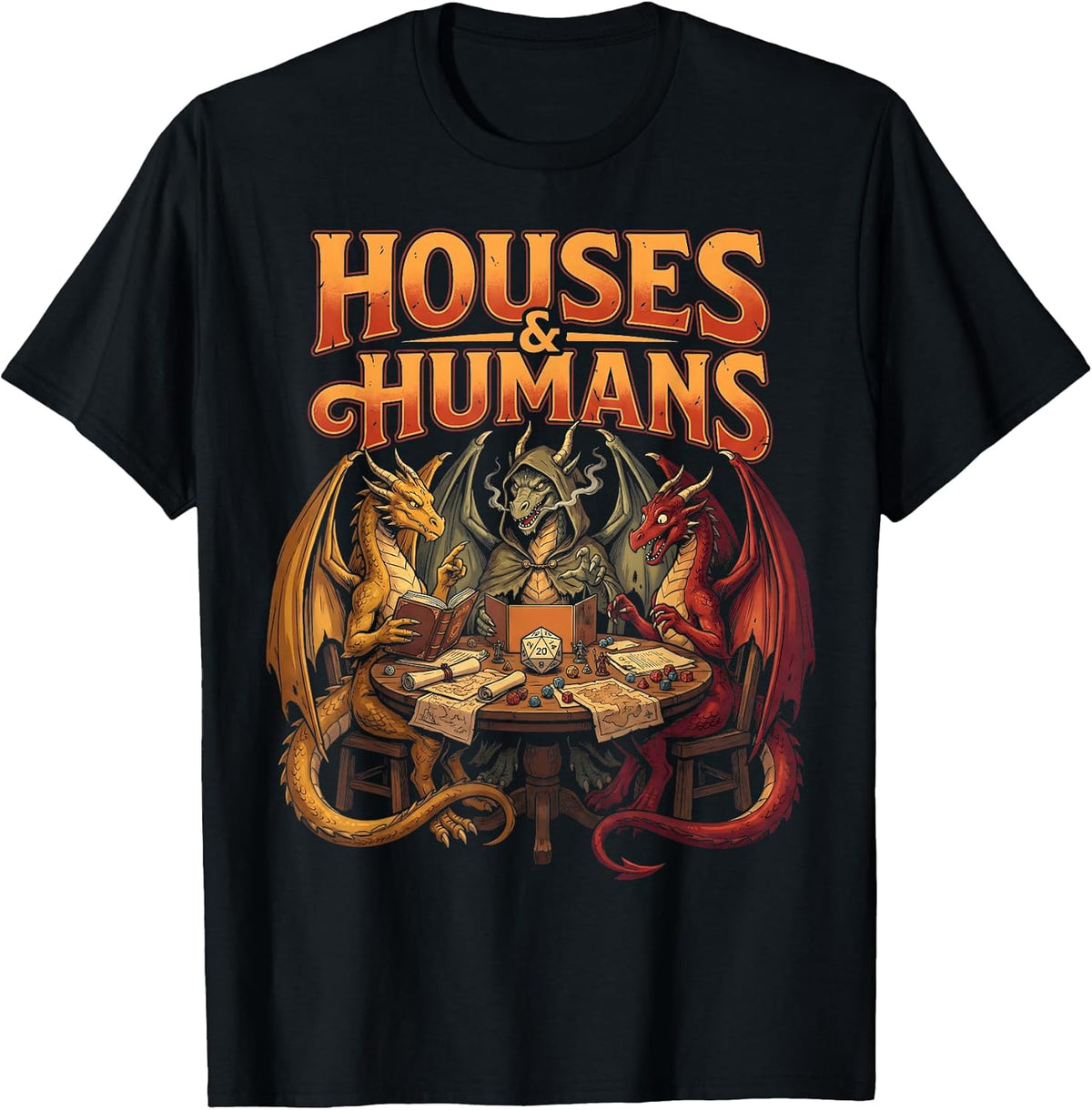 Houses Humans Parody Gaming Design for Gamers Men Boys Unisex , , , Long Sleeve Tee