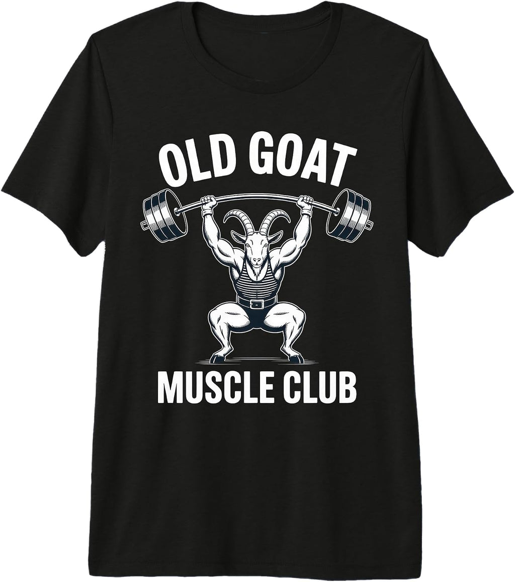 Goat Gym Weightlifter Barbell Fitness Humor Lifter