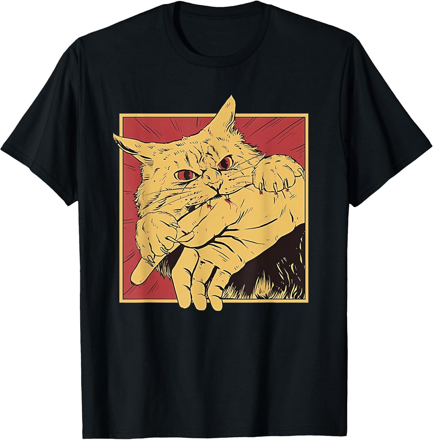 cat bite Anime Unisex , , , Long Sleeve Tee