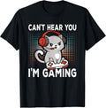 Can't Hear You I'm Gaming Video Games Gamer Kids Teens Boys Unisex , , , Long Sleeve Tee