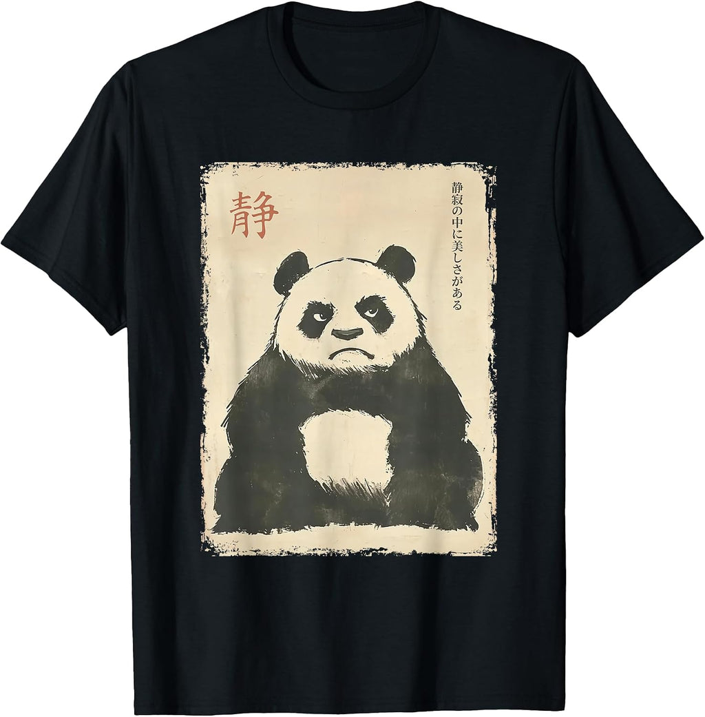 Japanese Panda Graphic Tees Men Women Kids