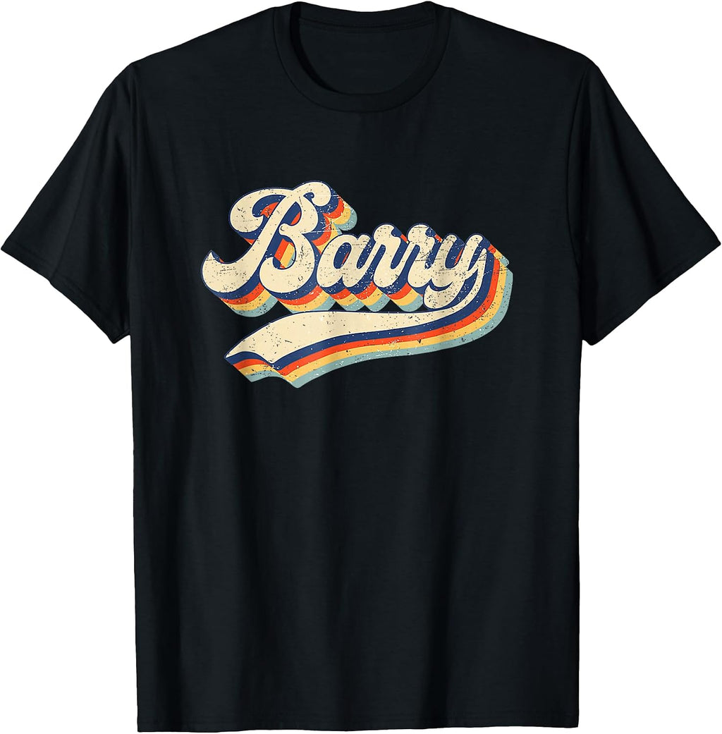 Funny Retro Vintage Barry First Name Barry