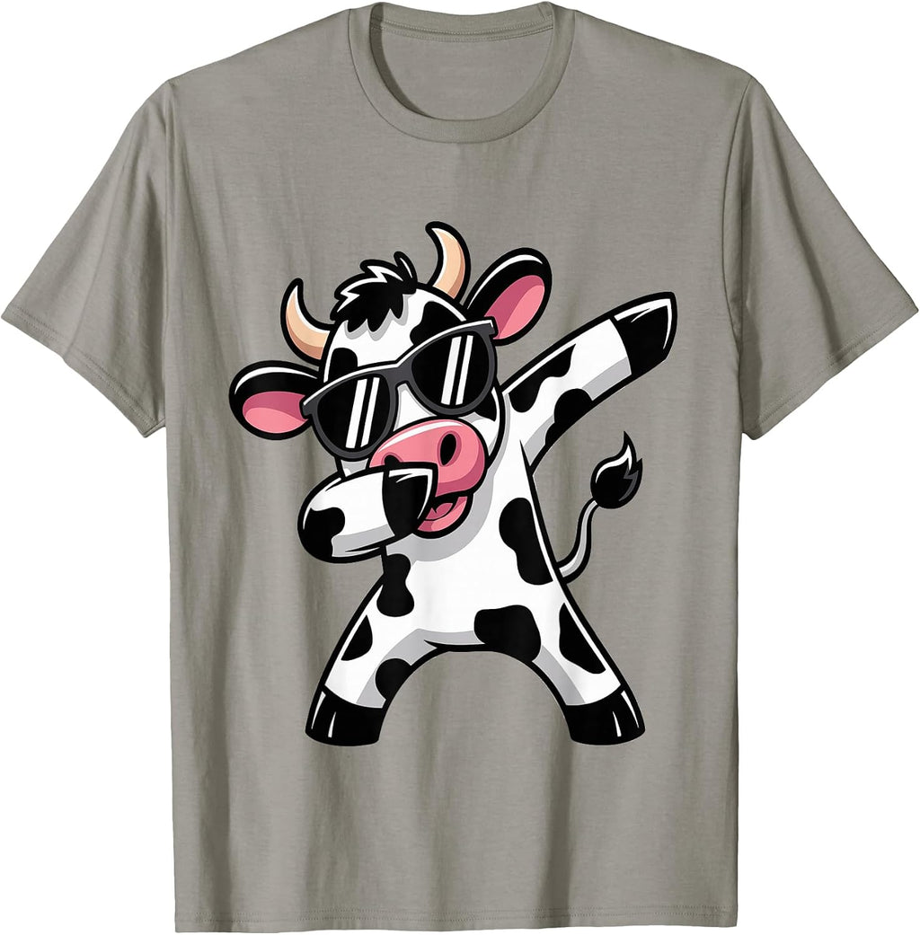 Funny Dabbing Cow Design Ls