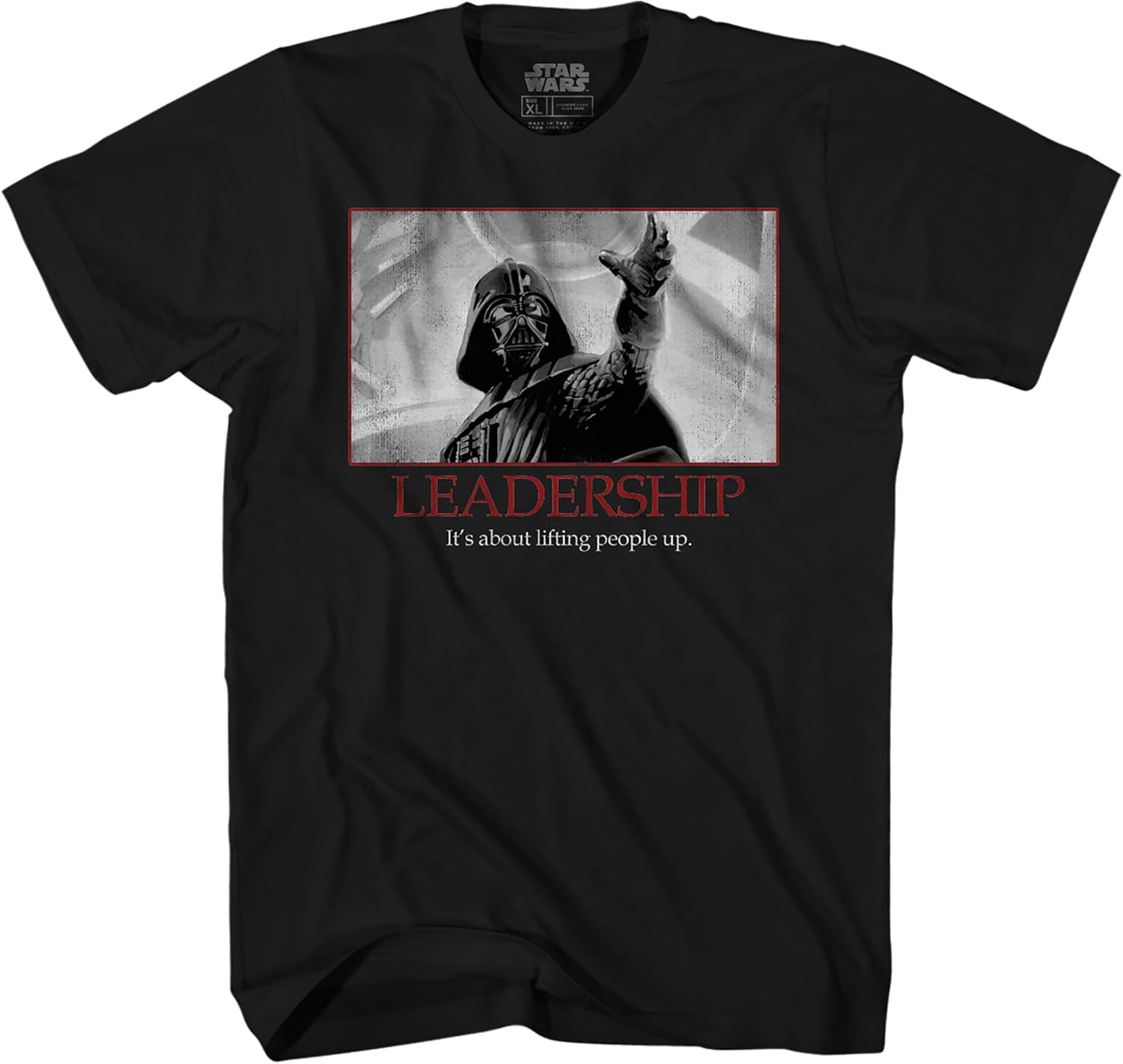 Darth Vader Leadership Motivational Poster Mens Unisex , , , Long Sleeve Tee