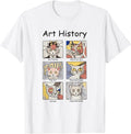 Art History Funny Cat Art Lover Painting Painter Unisex , , , Long Sleeve Tee