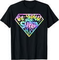 Tie Dye Be your own Super Hero Unisex , , , Long Sleeve Tee