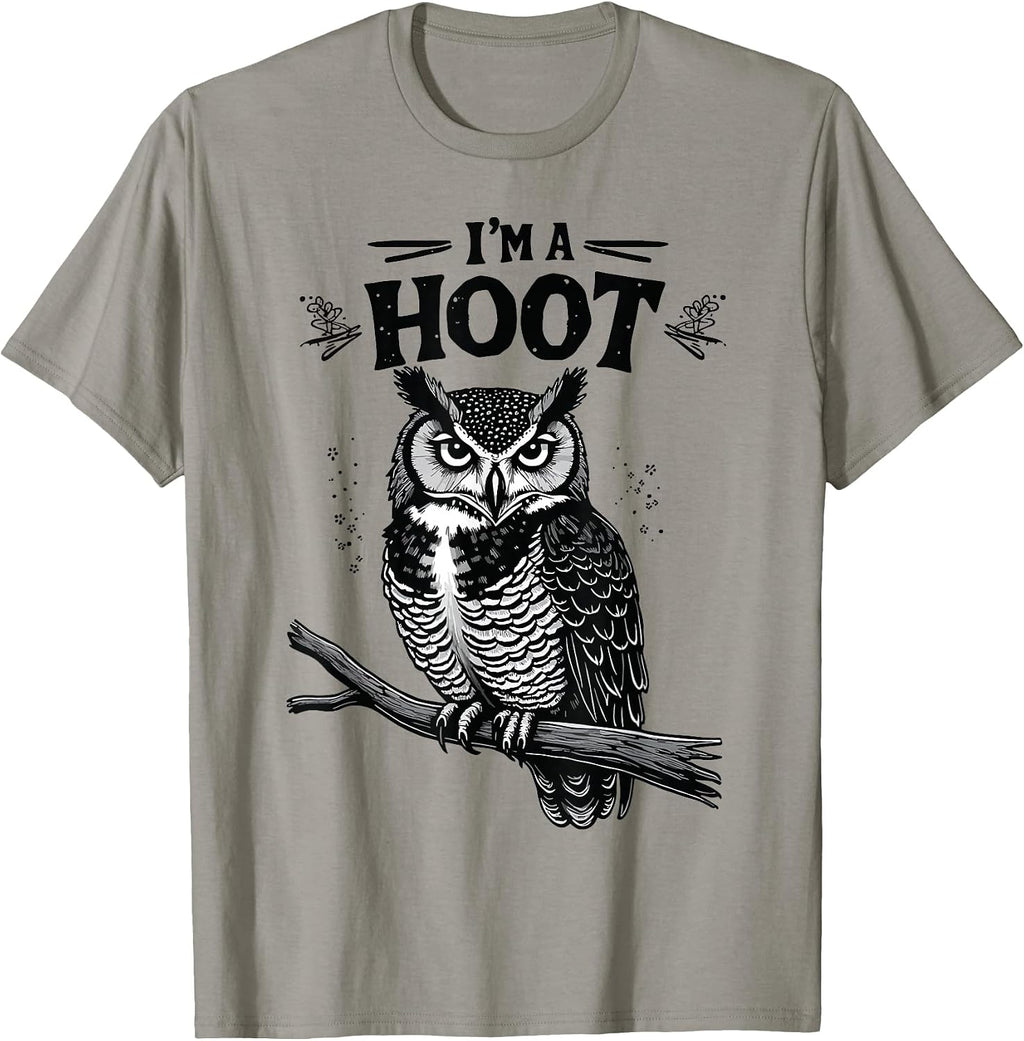 Funny Owl Meme Bird Pun Sarcastic Joke I'm A Hoot