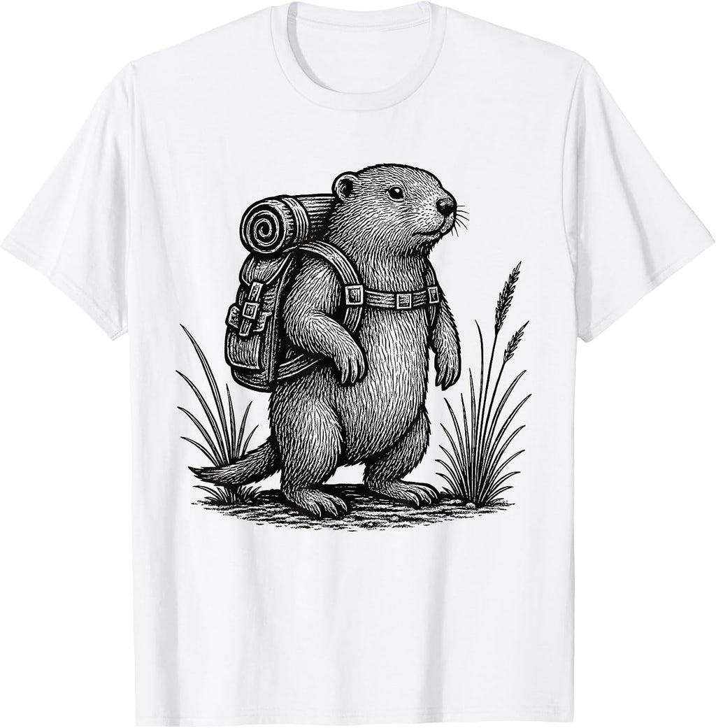 Groundhog Hiker Trekking Hike Merch.