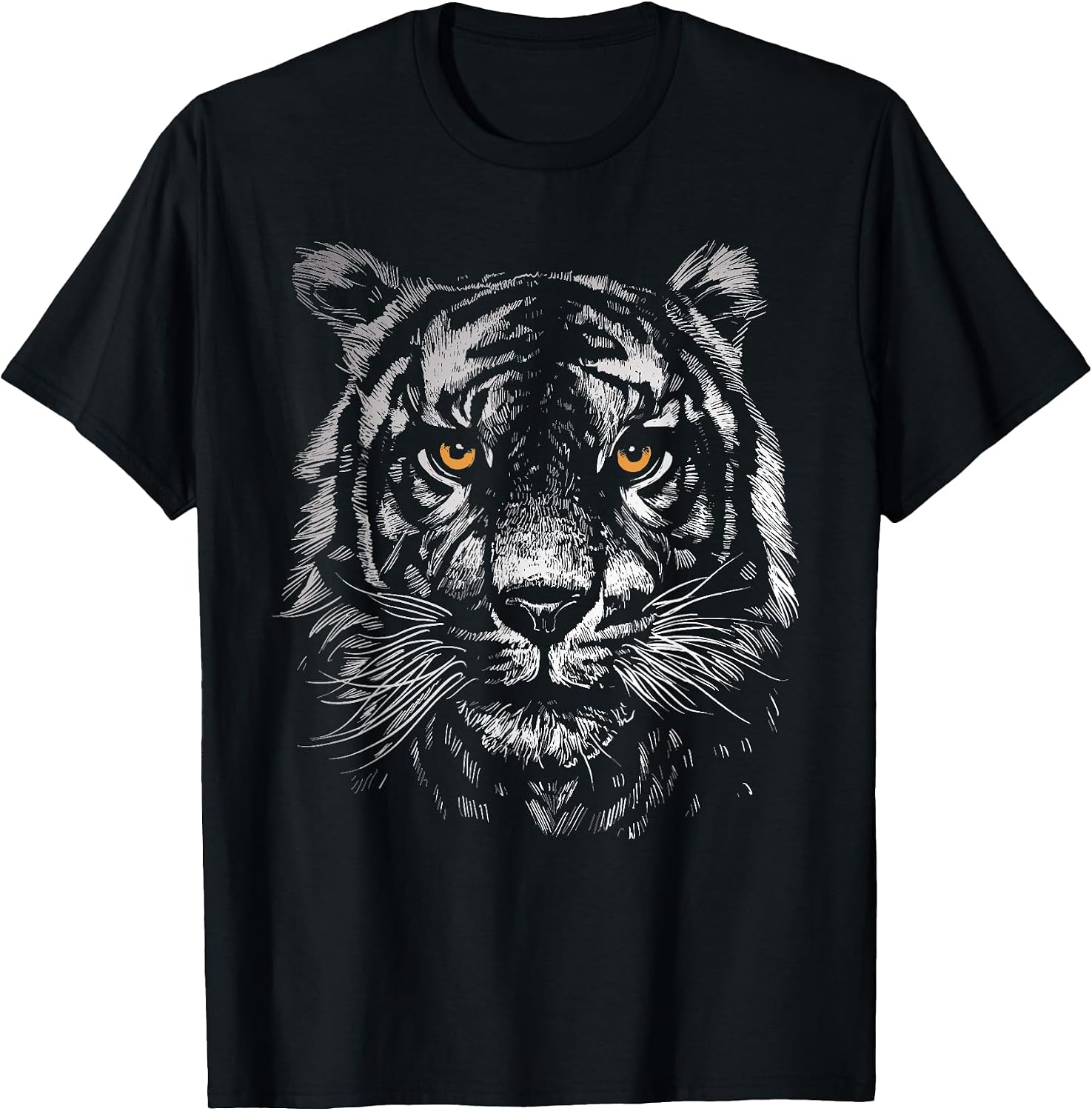 Tiger Lovers Eyes Face Wild Animal Apparel