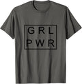 Girl Power GRL PWR - Popular Motivational Quote Tshirt Unisex , , , Long Sleeve Tee