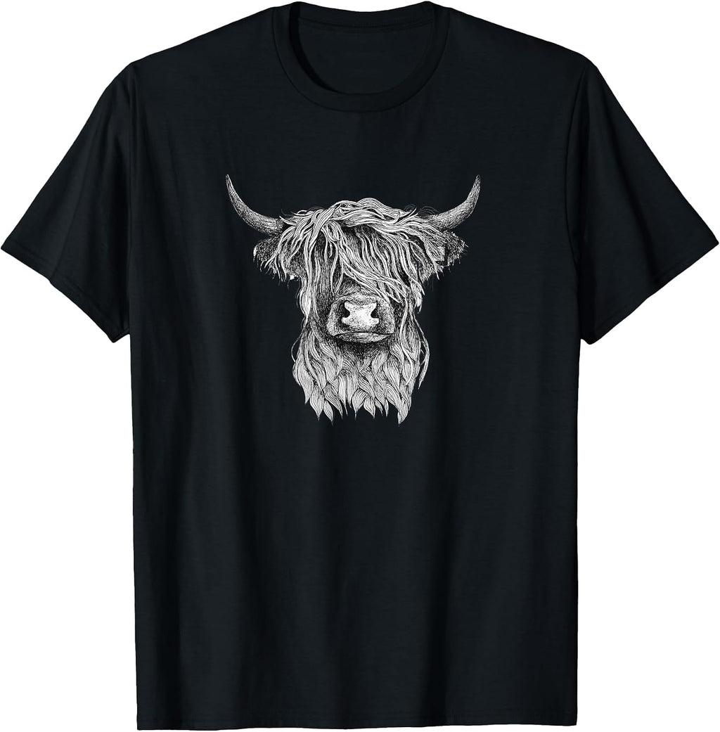 Highland Cow Wildlife T-Shirts