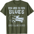 Blues Music Band Lover Vintage Guitar Teacher Funny Blues Unisex , , , Long Sleeve Tee
