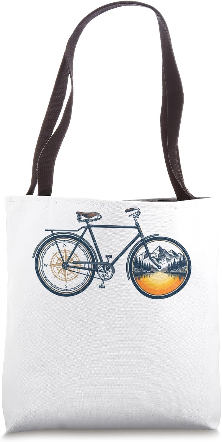 Vintage Funny Biking Road Mountain Bikers Riders