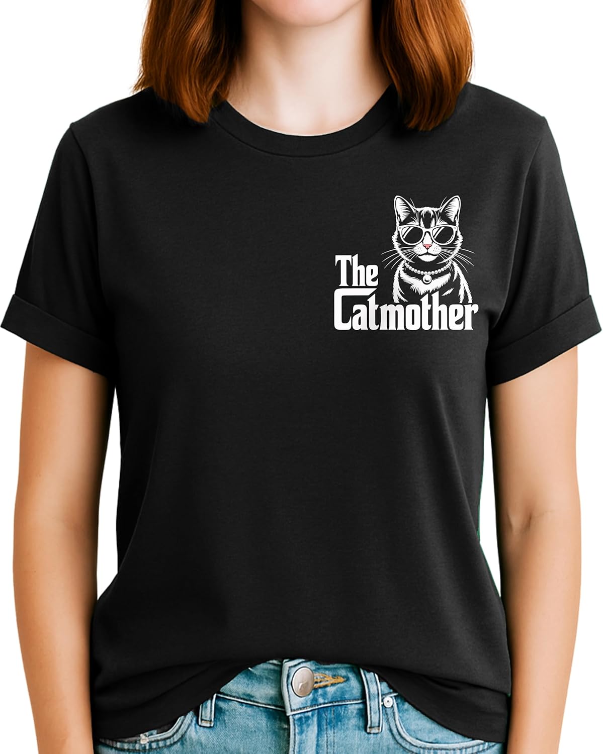 Funny Cat Mother - Cat Mom Shirt - Pet Lover Gift for Women Unisex , , , Long Sleeve Tee