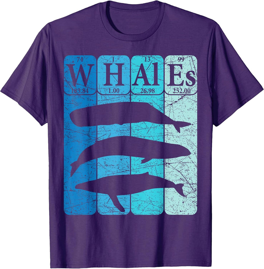 Whale Periodic Chemistry Elements Vintage