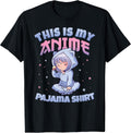 Cute PJ Anime PJs Anime Merch Girls This is My Anime Pajama Unisex , , , Long Sleeve Tee