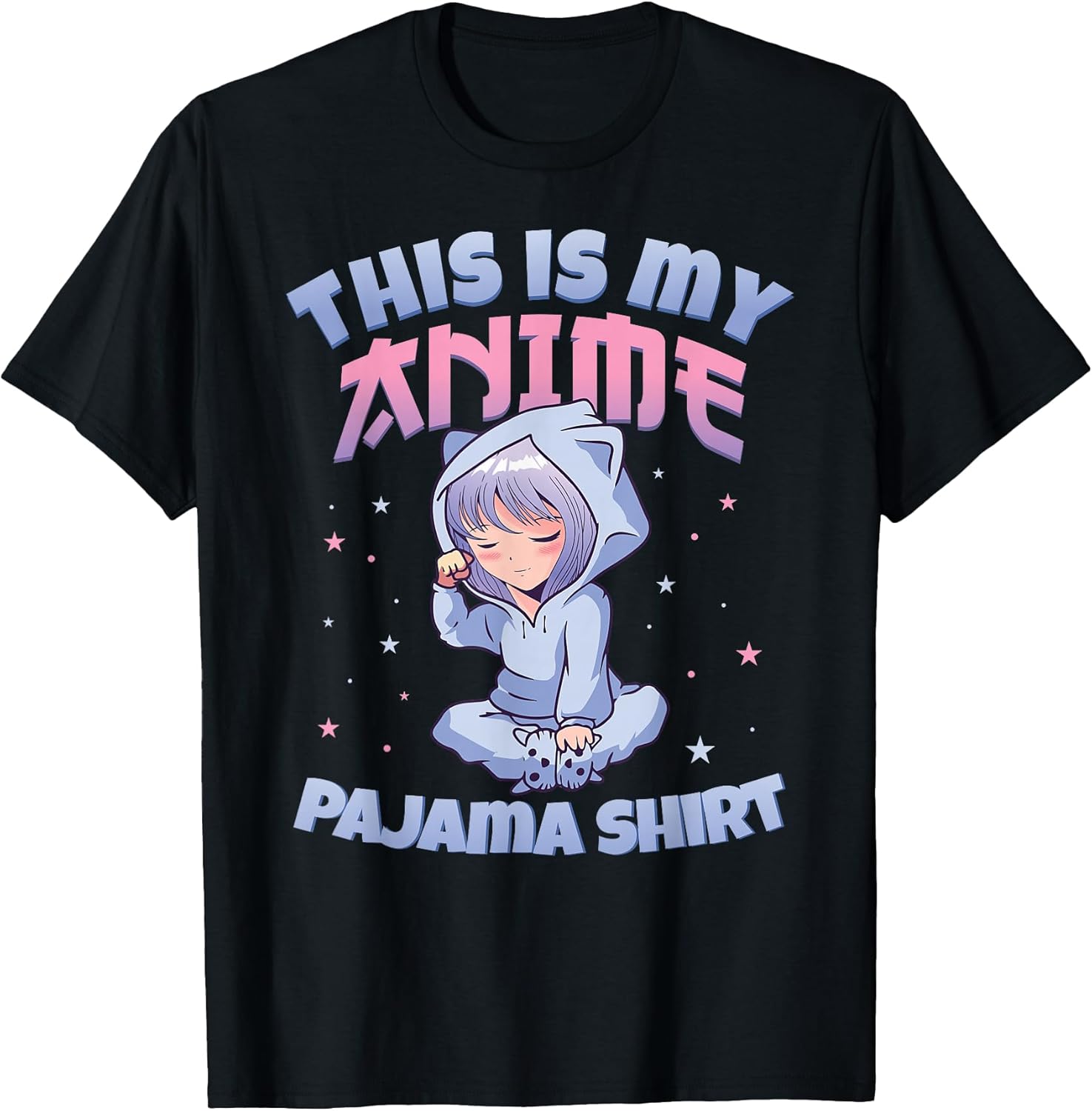 Cute PJ Anime PJs Anime Merch Girls This is My Anime Pajama Unisex , , , Long Sleeve Tee