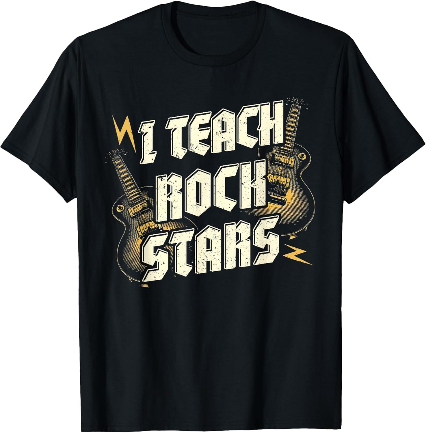 I TEACH ROCKSTARS Funny Teacher Rocks Band Music Teaching Unisex , , , Long Sleeve Tee