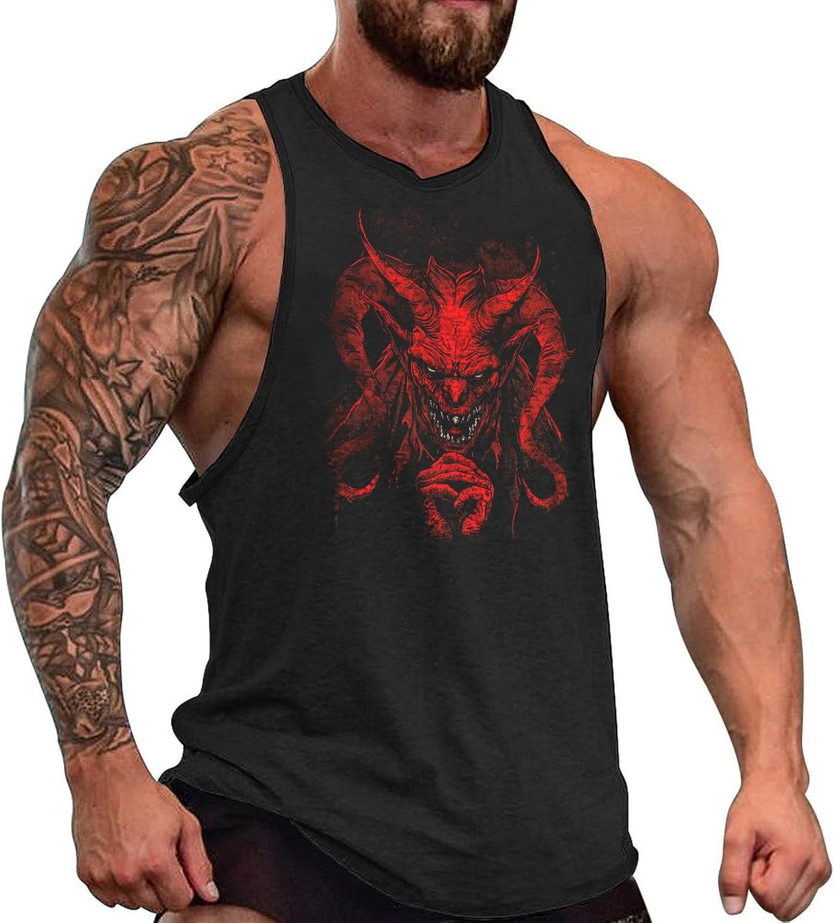 Mens Cotton Tank Tops Breathable Summer Quick Dry Cool Fitness Muscle Basic Sleeveless Shirt