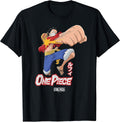 Anime Luffy Attack Pose Flying Fist with Kanji Unisex , , , Long Sleeve Tee