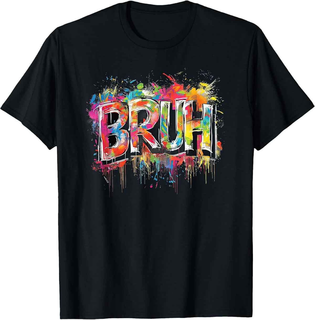 Boys Bruh Meme Funny Saying Teens Graffiti Aesthetic Kids Unisex , , , Long Sleeve Tee