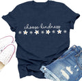 Kindness Shirt for Women Inspirational Daisy Flower Positive Casual Motivational Tops