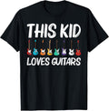 Cool Guitar Gift for Kids Boys Acoustic Guitarist Band Music Unisex , , , Long Sleeve Tee