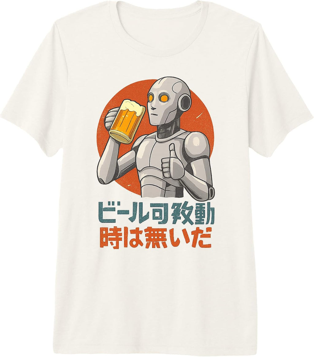 Humanoid robot funny graphic t shirts