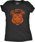 Womens Go Get Em Tiger T Shirt Funny Motivational Big Cat Tee Unisex , , , Long Sleeve Tee