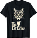 Cat Lover Gifts Funny The CatFather Mens Cat Dad Unisex , , , Long Sleeve Tee