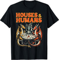 Gaming Houses Humans Funny RPG Parody Gamer Men Boys Kids Unisex , , , Long Sleeve Tee