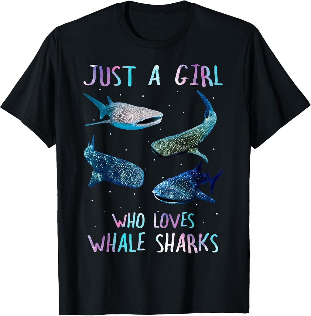 Water Colorful Sea Whale Sharks tee Clothing co