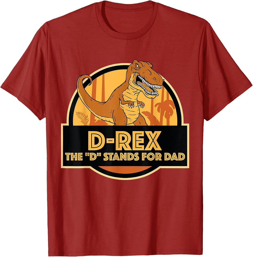 Tyrannosaurus Rex Dinosaur Father D-Rex Merch