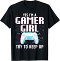 Cool Gamer Girl for Women Girls Kids Gaming Video Game Nerd Small Unisex , , , Long Sleeve Tee