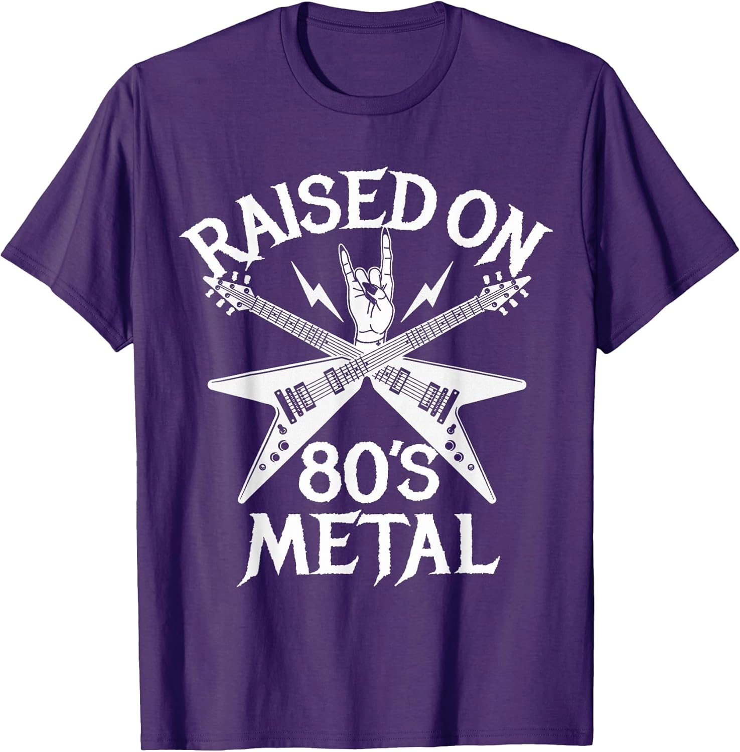 Raised On 80s Metal Rock Music Hair Bands Music Lovers Unisex , , , Long Sleeve Tee